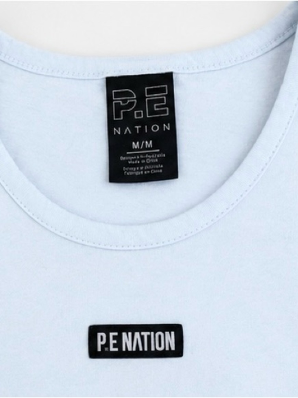 P.E Nation Pale Blue Logo Crop Tank 💙 - Picture 6 of 8